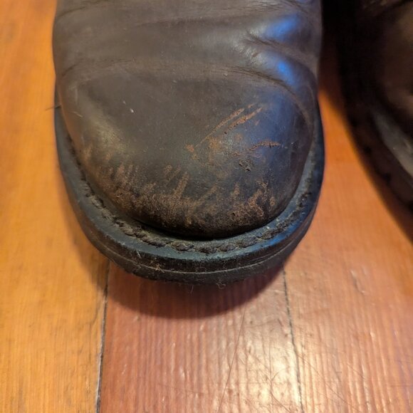 Rugged Harley Davidson Leather Biker Boots w/ Buckles - Picture 8 of 9